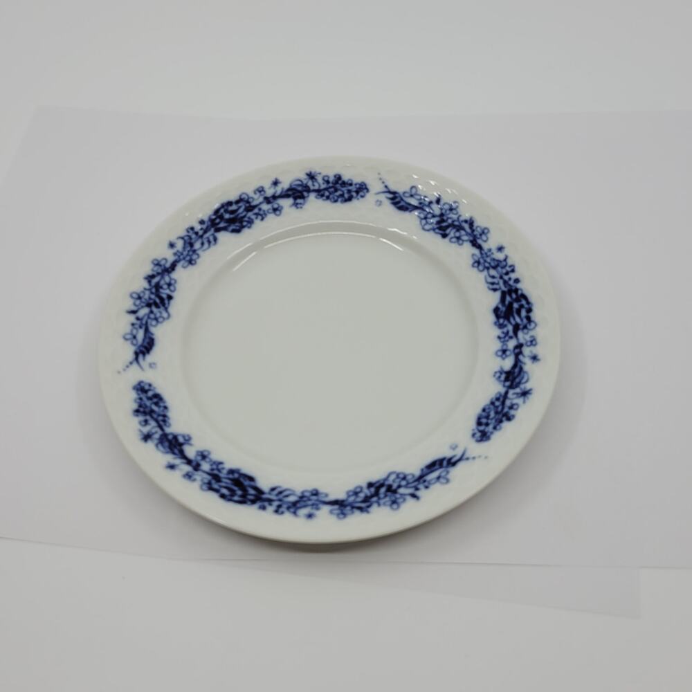 Rare Porsgrund Norway 67 6 3/4" embossed ceramic dessert plate / saucer
